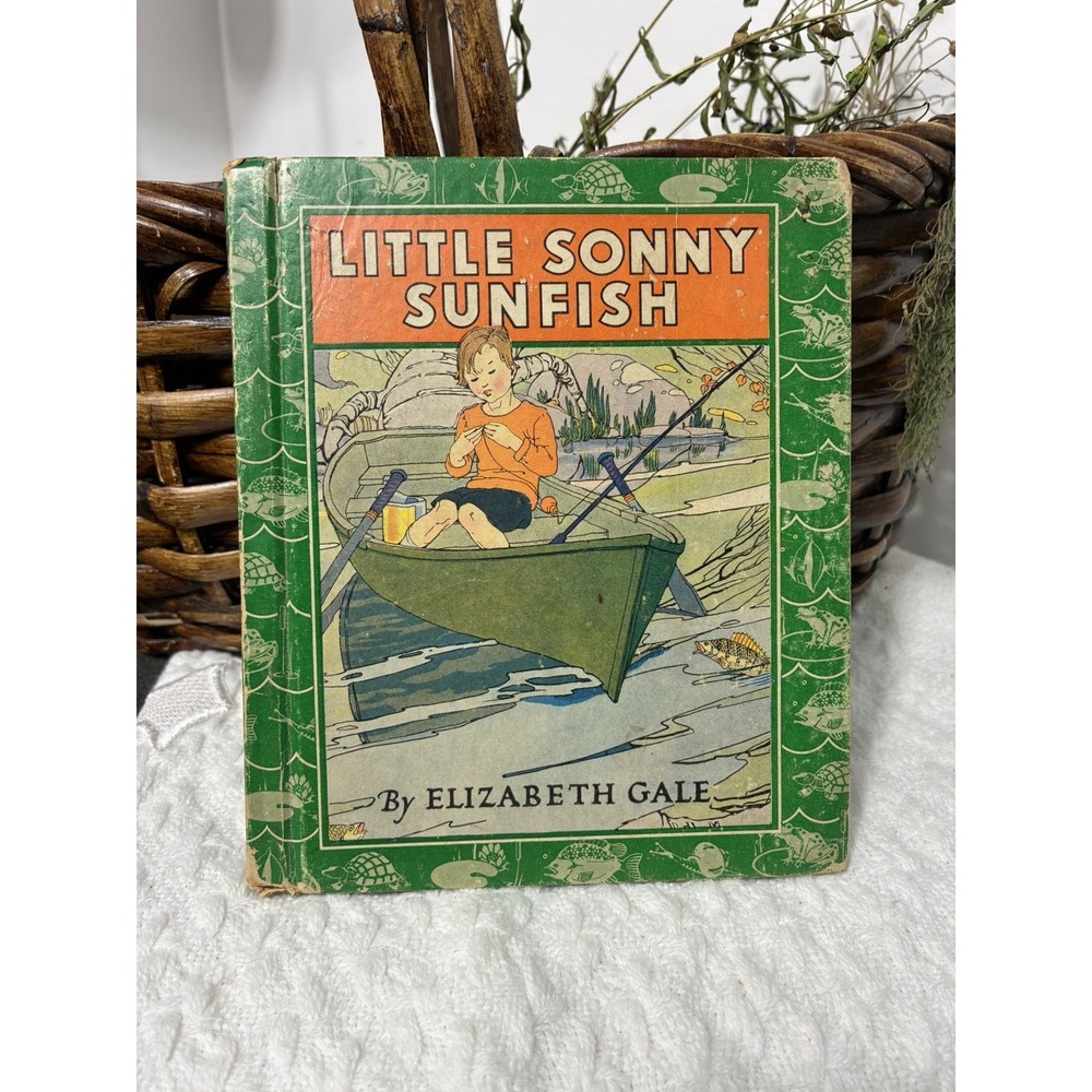 Little Sonny Sunfish Elizabeth Gale Vintage 1937 Children's Book Rand McNally